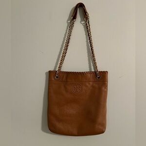 Tory Burch brown leather purse / bag